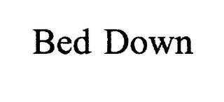 BED DOWN logo