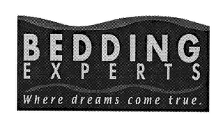 BEDDING EXPERTS WHERE DREAMS COME TRUE logo