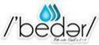 /'BEDER/ logo