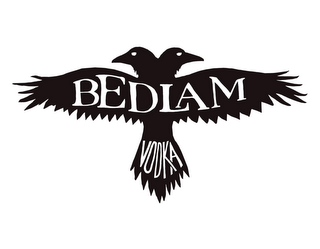 BEDLAM VODKA logo