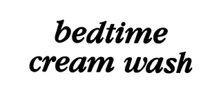 BEDTIME CREAM WASH logo