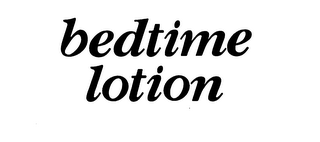 BEDTIME LOTION logo