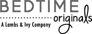 BEDTIME ORIGINALS A LAMBS & IVY COMPANY logo
