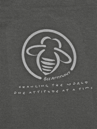 BEE ATTITUDES CHANGING THE WORLD ONE ATTITUDE AT A TIME logo