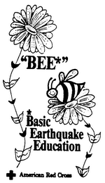 BEE BASIC EARTHQUAKE EDUCATION AMERICAN RED CROSS logo