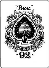 "BEE" CONSOLIDATED-DOUGHERTY 92 logo
