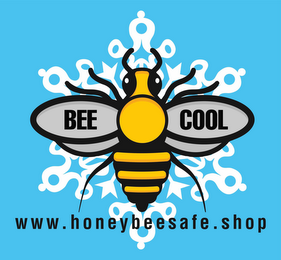 BEE COOL WWW.HONEYBEESAFE.SHOP logo