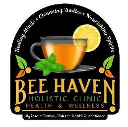 BEE HAVEN HOLISTIC CLINIC HEALTH & WELLNESS MYKESHIA BURTON, HOLISTIC HEALTH PRACTITIONER HEALING MINDS • CLEANSING BODIES • NOURISHING SPIRITS logo