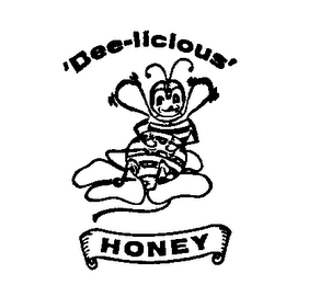 'BEE-LICIOUS' HONEY logo