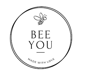 BEE YOU MADE WITH LOVE logo