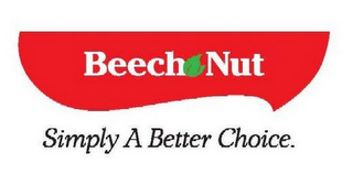 BEECH NUT SIMPLY A BETTER CHOICE. logo