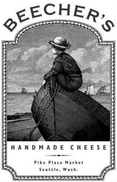BEECHER'S HANDMADE CHEESE PIKE PLACE MARKET SEATTLE, WASH. logo