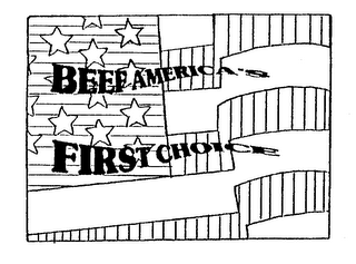 BEEF AMERICA'S FIRST CHOICE logo