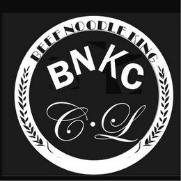 BEEF NOODLE KING BNKC C·S logo