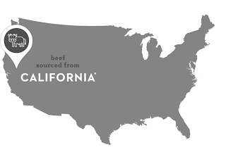 BEEF SOURCED FROM CALIFORNIA* logo