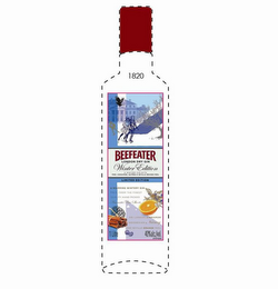 BEEFEATER LONDON DRY GIN WINTER EDITION logo