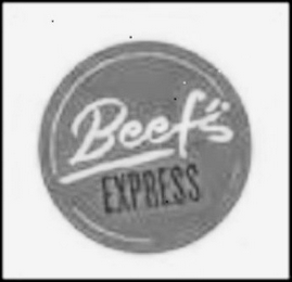 BEEF'S EXPRESS logo