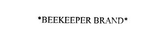 *BEEKEEPER BRAND* logo