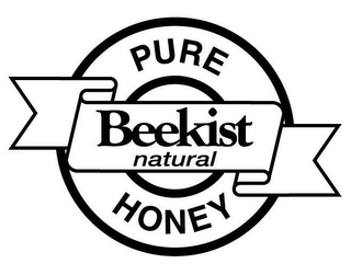 BEEKIST NATURAL PURE HONEY logo