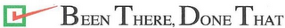 BEEN THERE, DONE THAT logo