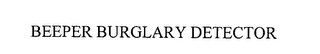 BEEPER BURGLARY DETECTOR logo