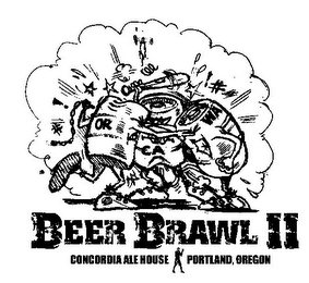 BEER BRAWL II CONCORDIA ALE HOUSE PORTLAND OREGON logo