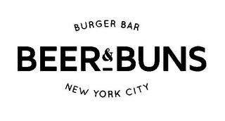 BEER & BUNS BURGER BAR NEW YORK CITY logo