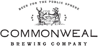 BEER FOR THE PUBLIC SPHERE COMMONWEAL BREWING COMPANY logo