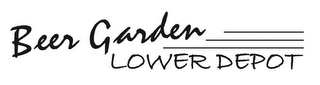 BEER GARDEN LOWER DEPOT logo