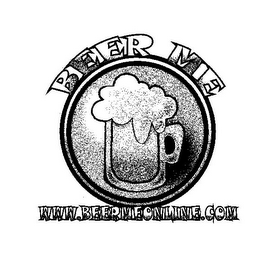 BEER ME WWW.BEERMEONLINE.COM logo