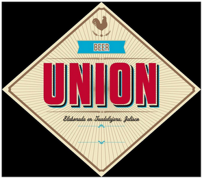 BEER UNION ELABORADA EN GUADALAJARA, JALISCO logo