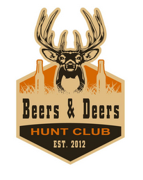 BEERS & DEERS HUNT CLUB EST. 2012 logo
