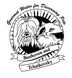 BEETHOVEN AND TCHAIKOVSKY GOURMET WATER FOR DISCERNING PETS logo
