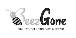 BEEZGONE 100% NATURAL SKIN CARE & REPAIR logo