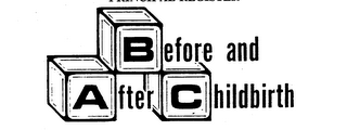BEFORE AND AFTER CHILDBIRTH logo