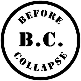 BEFORE B.C. COLLAPSE logo