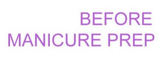 BEFORE MANICURE PREP logo