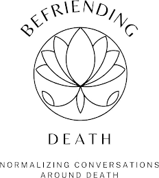 BEFRIENDING DEATH NORMALIZING CONVERSATIONS AROUND DEATH logo