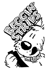 BEGGIN' STRIPS logo