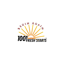 BEGIN AGAIN. 1001 FRESH STARTS. logo
