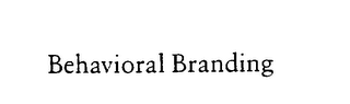 BEHAVIORAL BRANDING logo