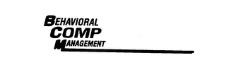 BEHAVIORAL COMP MANAGEMENT logo