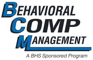 BEHAVIORAL COMP MANAGEMENT A BHS SPONSORED PROGRAM logo