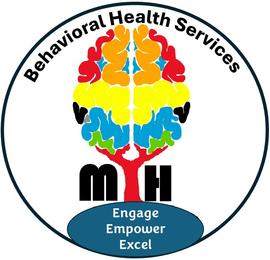 BEHAVIORAL HEALTH SERVICES M H ENGAGE EMPOWER EXCEL logo