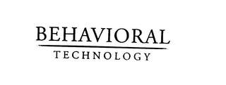 BEHAVIORAL TECHNOLOGY logo