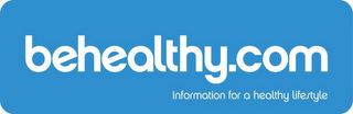 BEHEALTHY.COM INFORMATION FOR A HEALTHY LIFESTYLE logo
