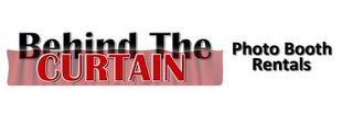 BEHIND THE CURTAIN PHOTO BOOTH RENTALS logo