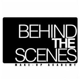 BEHIND THE SCENES MAKE - UP ACADEMY logo