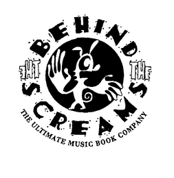 BEHIND THE SCREAMS THE ULTIMATE MUSIC BOOK COMPANY logo