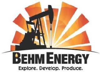 BEHM ENERGY EXPLORE. DEVELOP. PRODUCE. logo